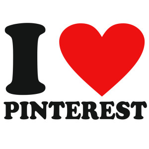 I LOVE PINTEREST T SHIRT WHITE