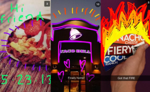 Snap Chats Taco Bell