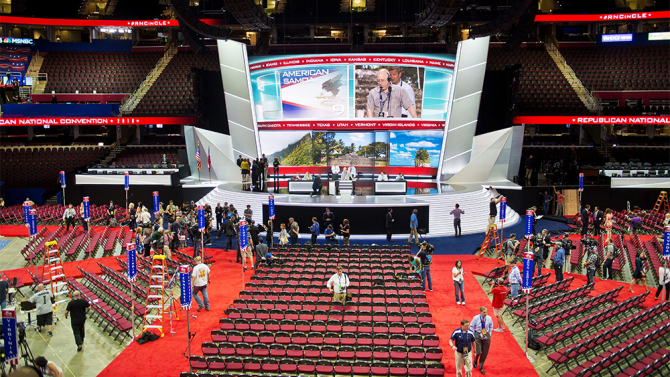 Republican National Convention, Quicken Loans Arena, Cleveland, Ohio, USA - 17 Jul 2016